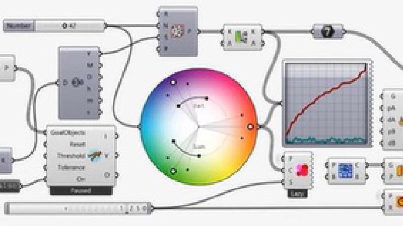 Grasshopper visual programming in Rhino
