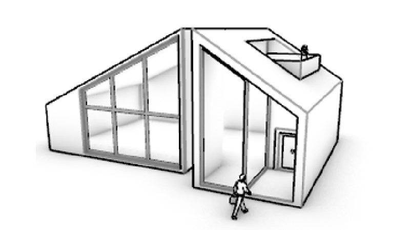 Free-form 3D model in Rhino