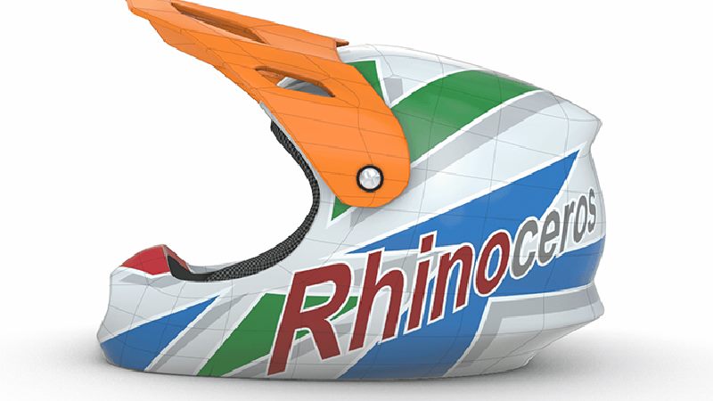 Organic shape modelled with SubD tools in Rhino 8